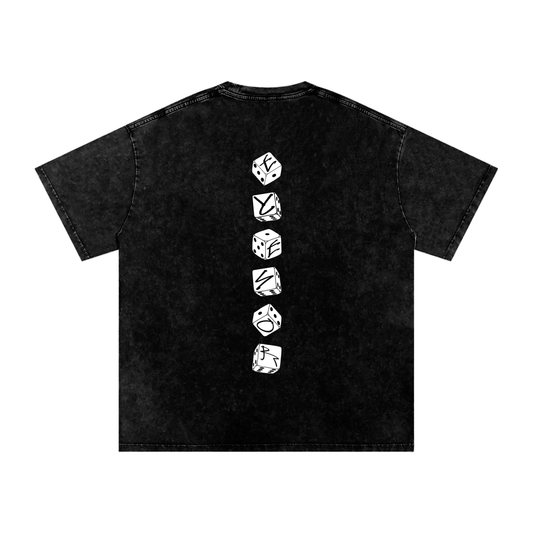 shirt,t-shirt,black,dice,summer
